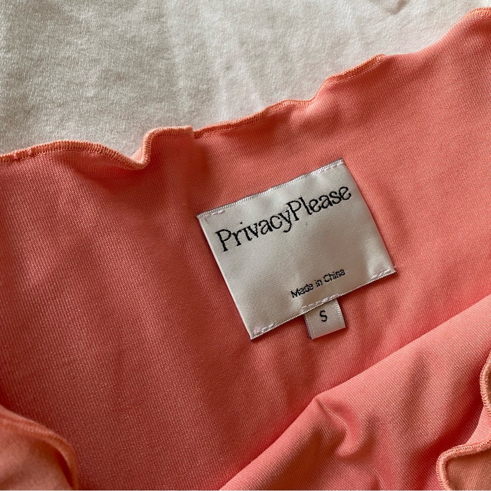 Privacy Please Peach Midi Dress
